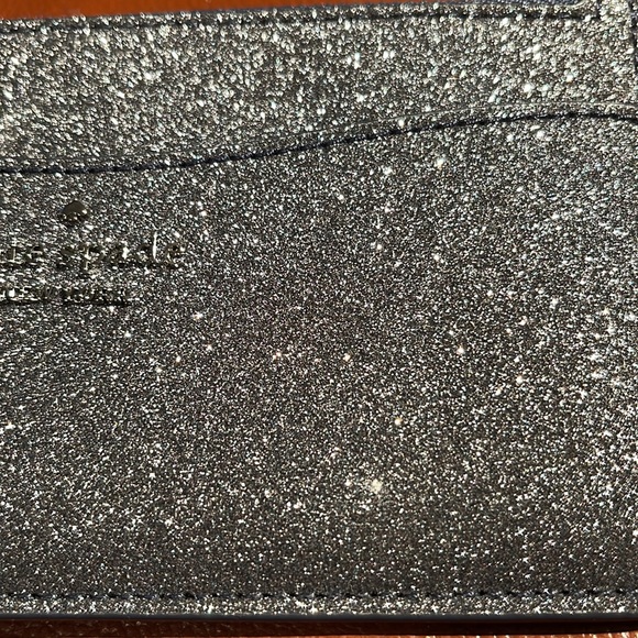 Kate Spade Glitter Large slim cardholder with zipper. - Picture 8 of 8